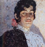 The Woman of spanish had on a shawl Black Alexander Yakovlevich GOLOVIN